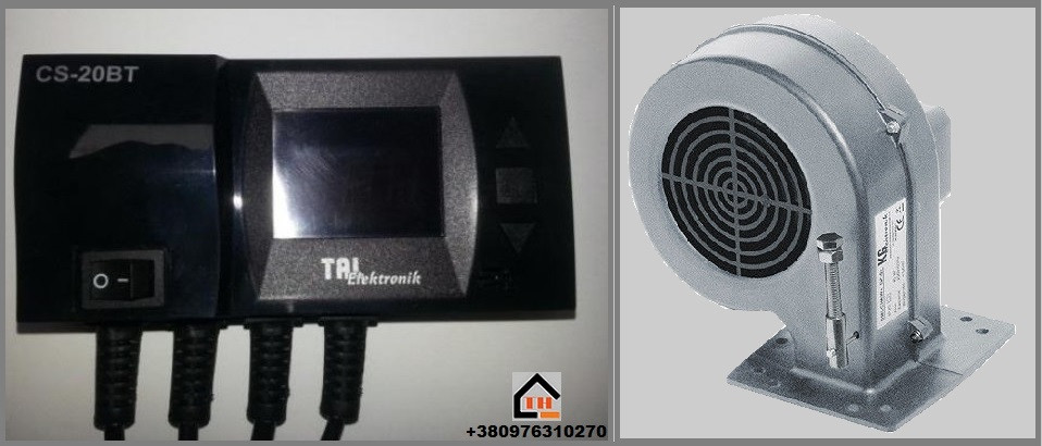 Блок управління для котла TAL Elektronik CS-20 BT +турбіна DP-02