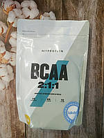 BCAA 2:1:1без смаку MyProtein 250 грамм бцаа амінокислоти у порошку