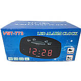 Настільні світлодіодні лед годинник з підсвічуванням VST 773 електронні з будильником компактні, фото 10