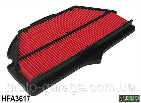 Фільтр повітряний HIFLO HFA3617 SUZUKI GSXR 600/750 06-10 (20) (12-94036) (S3171)(OEM:13780-01H00), фото 1