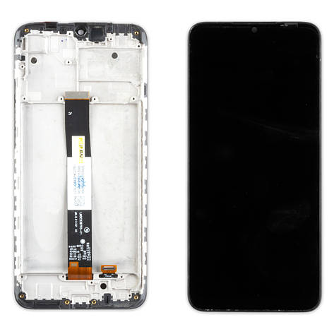 Дисплей XIAOMI Redmi 9A/Redmi 9C (2020) з чорним тачскрином та рамкою, фото 1