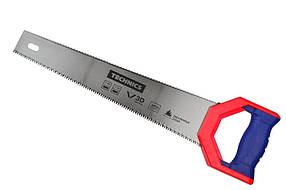 Ножівка по дереву Technics двостороння загартовані зуби 350 мм (41-059)
