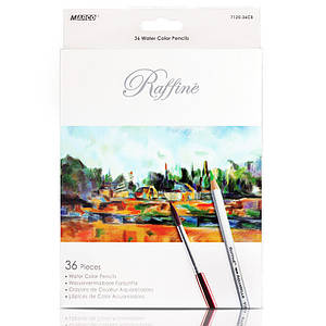 Акварельні олівці 36 кольорів шестигранні, Raffine, Marco