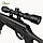 Гвинтівка пневматична Hatsan mod. 130 з газовою пружиною (посиленою) з прицілом Sniper 3-9X40 AR, фото 2