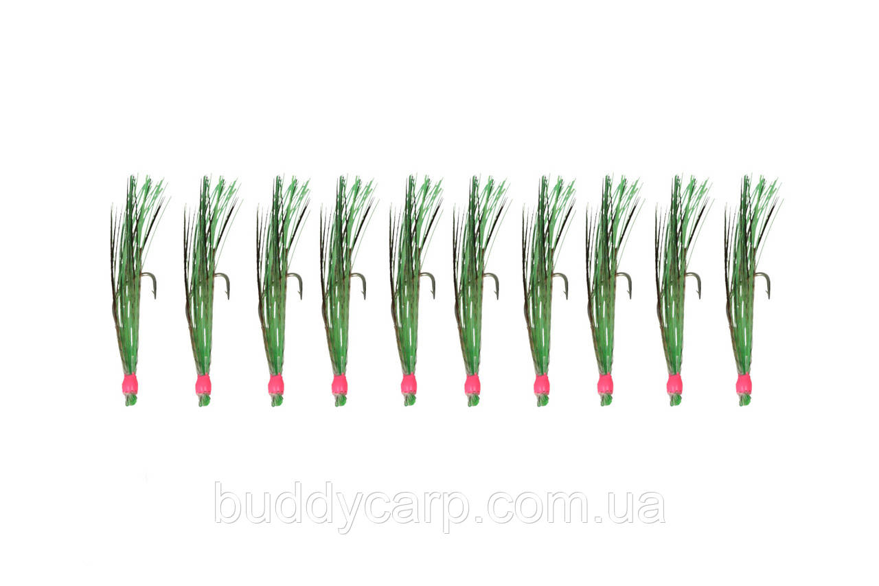 Самодур Golden Catch 220 см 10 гачків No8 зелені, фото 1