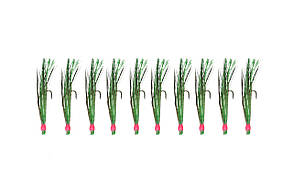 Самодур Golden Catch 220 см 10 гачків No6 зелені