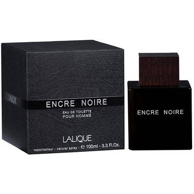 Оригінальна чоловіча туалетна вода LALIQUE Encre Noire Pour Homme 100ml, фужерний вечірній аромат