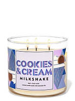 Свеча ароматическая - Cookies & Cream Milkshake от Bath and Body Works США