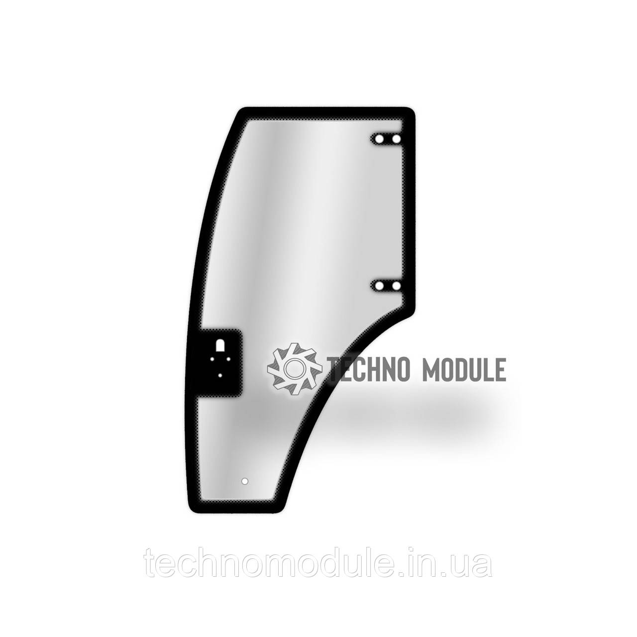 Скло двері лівої YTO EX 854