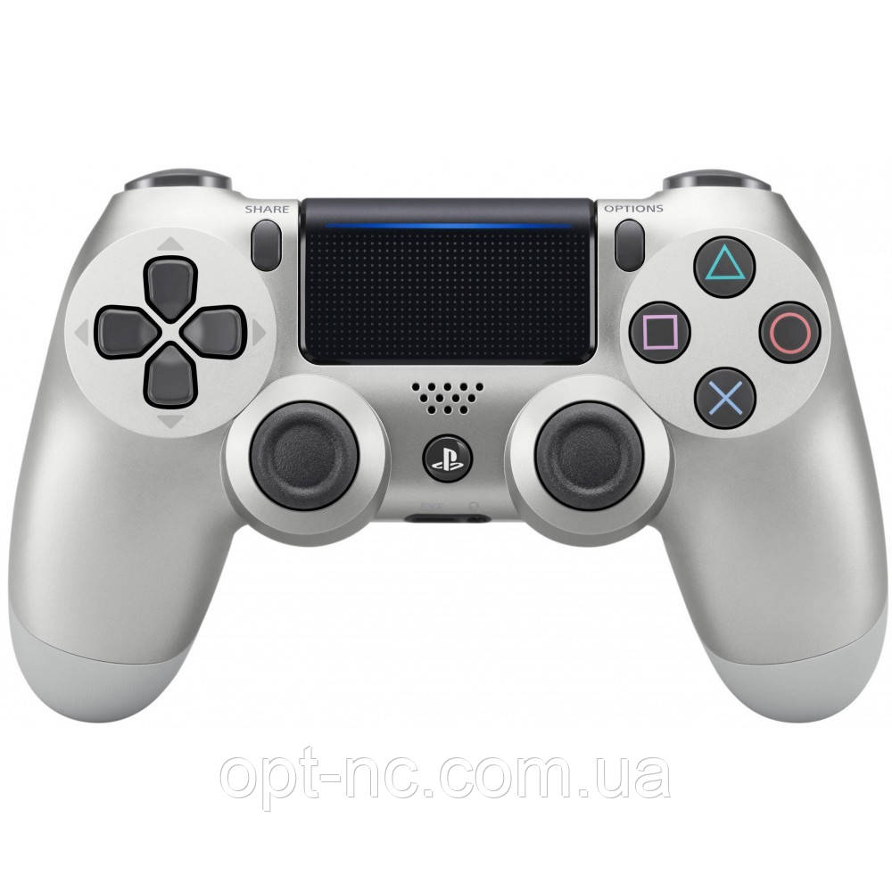 Джойстик Sony DualShock 4 V2 для PS4 Геймпад Беспроводной Серебристый