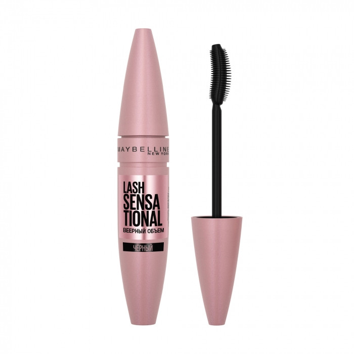 Туш для вій чорна туш Maybelline New York Lash/Cils Sensational Intense Black, 9,5 мл, фото 1