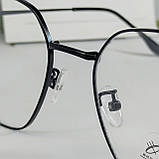 Стильні квадратні комп'ютерні окуляри з прозорою лінзою блю блокер, фото 4