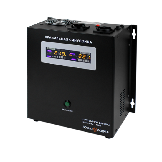 ИБП LogicPower LPY-W-PSW-2000VA+ (1400Вт)10A/20A, фото 1