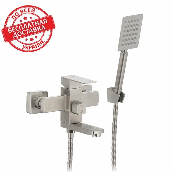 Змішувач для ванни з нержавійки Mixxus KUB-009 EURO