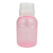 Помпа дозатор з фіксатором D-11, 200 мл (флакон диспенсер, флакон дозатор, для гелю, для крему, для рідин), фото 2