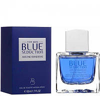 Оригінальна чоловіча туалетна вода Antonio Banderas Blue Seduction 50 ml, пряний зелений фужерний аромат