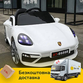 Дитячий електромобіль (2 мотори по 15W, MP3, Bluetooth) Baby Tilly T-7660 EVA WHITE Білий