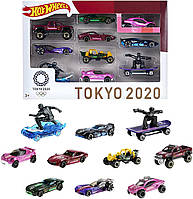 Подарочный набор машинок Hot Wheels Tokyo 2020 Olympics Олимпийские игры Токио 2020 10 шт (GRG54)