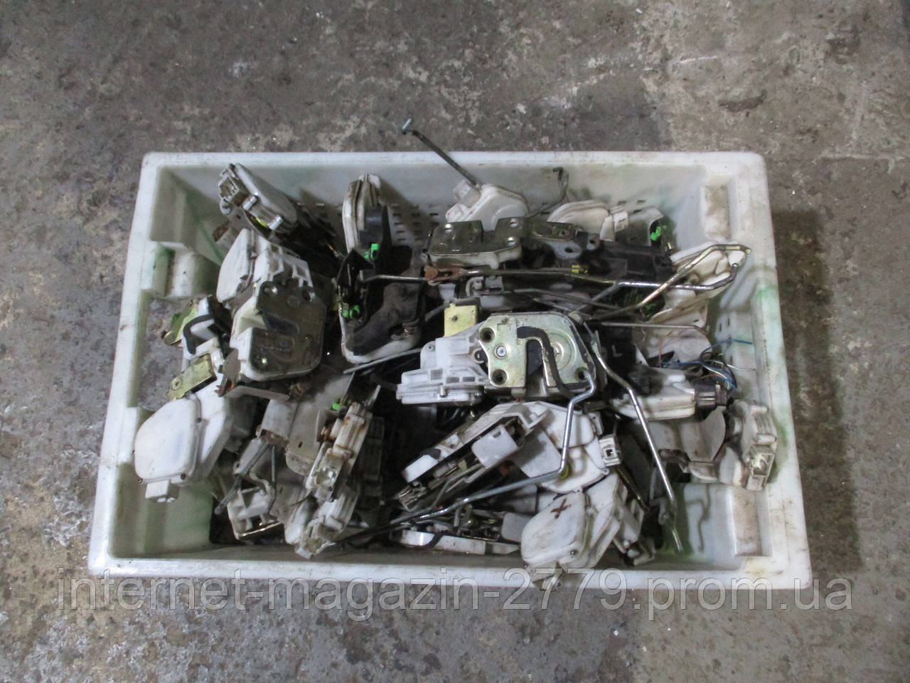 Замки дверей пер, зад, лев, прав. 2/4 піна MR137647, MR137646, MB887409, MB887410 9916316 Galant 93-96 r.  5k, фото 1