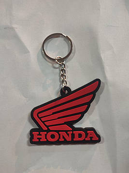 Брелок гумовий HONDA (червоний)