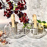 Чайник із довгим носиком для заварювання чаю 1500 мл Edenberg EB-19053 чайник заварник скляна дерев'яна ручка, фото 6