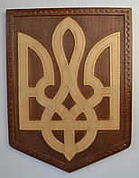 Герб Украины деревянный настенный 45см