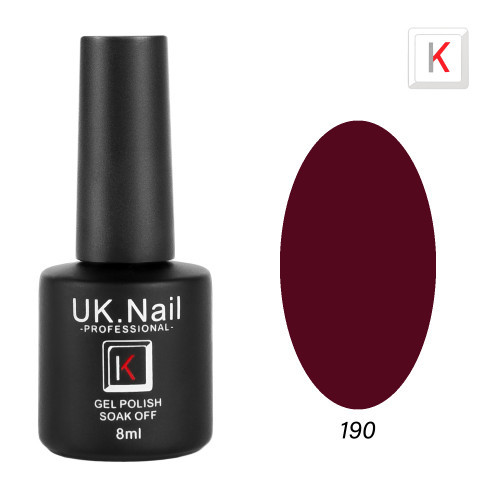 Гель-лаки UK.Nail 8 мл №190