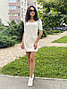 Женское платье из кож зама Poliit 8871 белый 36, фото 8