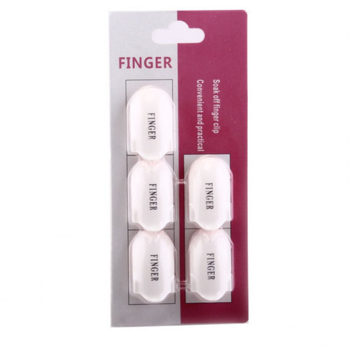 Затискачі для зняття гель лаку Finger , 5 шт