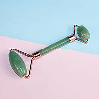 Масажер ролер для обличчя зелений нефрит