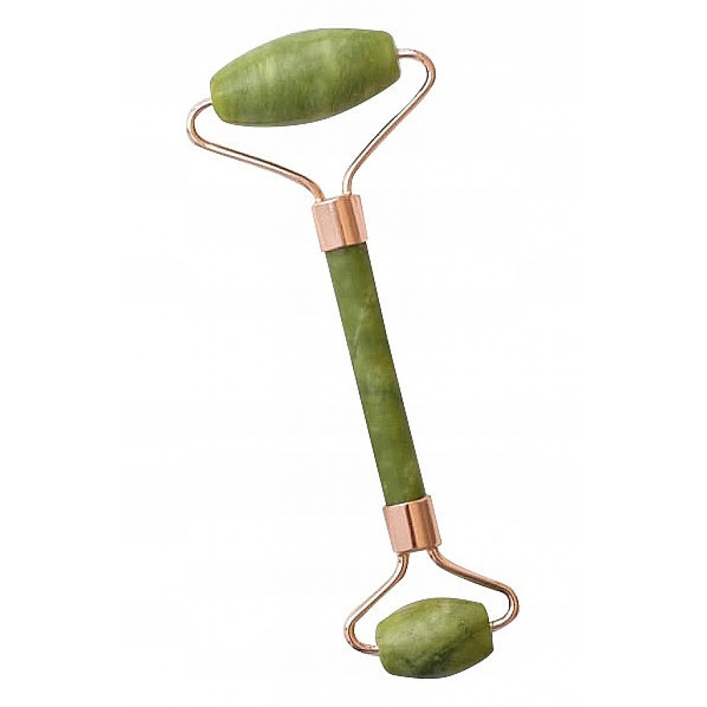 Нефритовий масажер ролер для обличчя