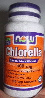 Хлорелла NOW Foods Chlorella 400mg 100 vcaps