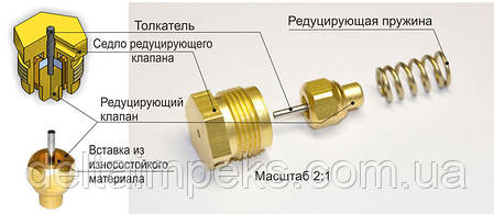 Редуктор балонний осьовий АР-40/У30-0 ДМ, G3/4, фото 2