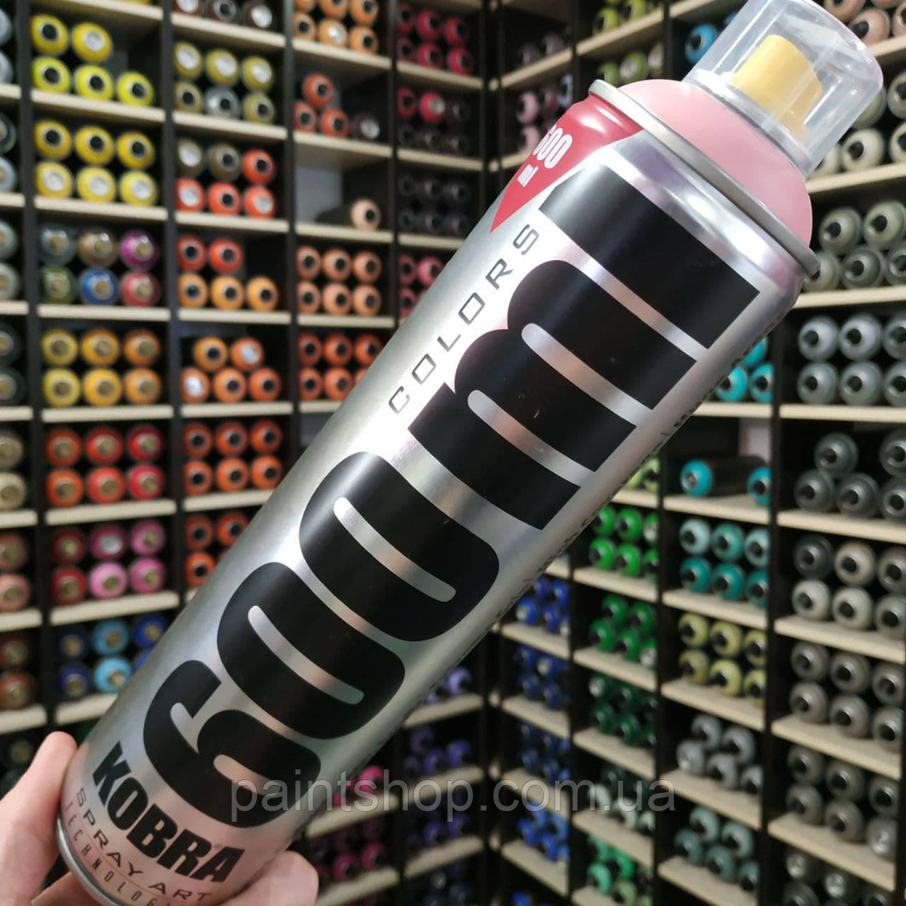 Аерозольна фарба Kobra Big Ham (Рожевий) 600 мл, фото 1