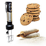 Блендер подрібнювач ручний погружний кавомолка з чашею Rainberg RB-6212 7в1 1000 Вт багатофункціональний, фото 7