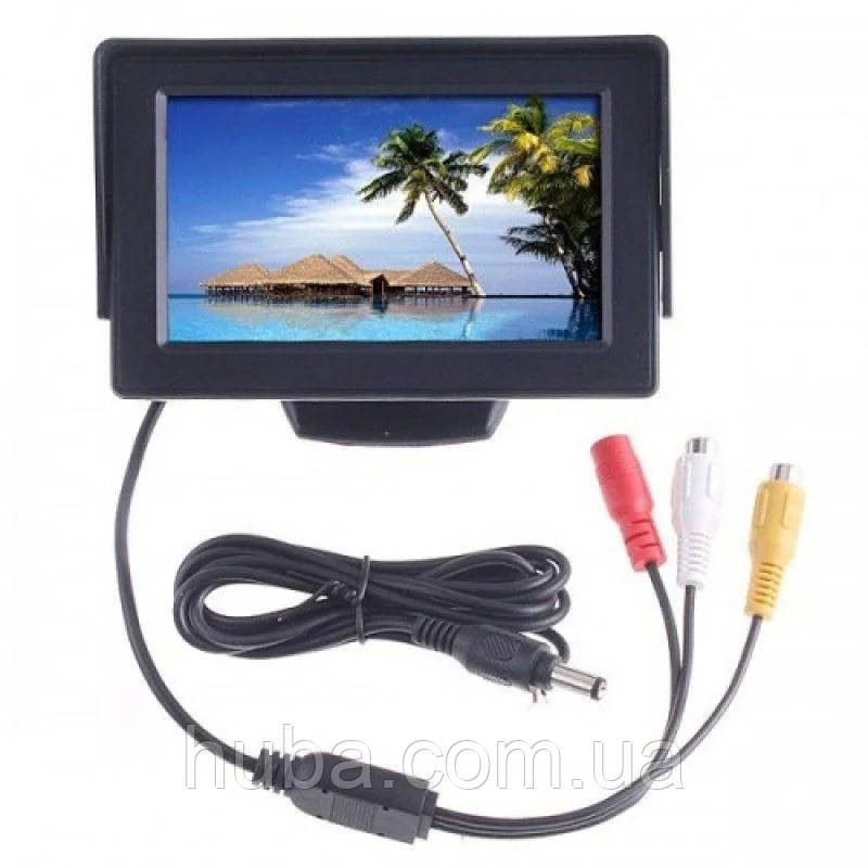 Монітор дисплей LCD 4.3 дюйма для камери заднього огляду