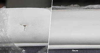 2. Реставрація пошкоджень в салоні авто - Fenice Domino Leather