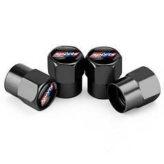 Ковпачки на ніпель із написом Sports Alitek Short Black Спорт, 4 шт.