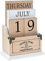 Вечный деревянный календарь