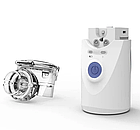 Інгалятор для дітей ручної (небулайзер) МЕШ ультразвукової Mesh Nebulizer YM-252 100 KHZ Безшумний небулайзер, фото 4