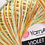 Турецька пряжа для в'язання YarnArt Violet Melange (віолет меланж)100% мерсеризує бавовна - 503, фото 2