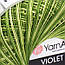 Турецька пряжа для в'язання YarnArt Violet Melange (віолет меланж)100% мерсеризує бавовна - 018, фото 2