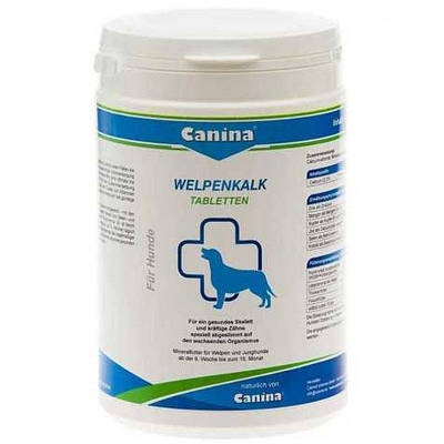 Welpenkalk Canina (Вельпенкальк) — вітаміни для цуценят 350 таблеток / 350 гр