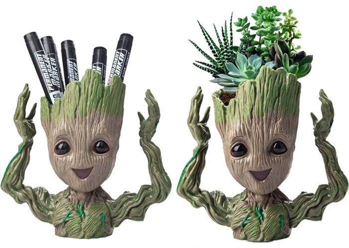 Купить Цветочный горшок кашпо Primo Грут Groot для цветов и канцелярии ...
