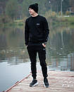 Спортивний чорний стильний костюм | under armour, фото 3