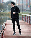 Спортивний чорний стильний костюм | under armour, фото 4