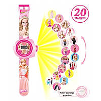 Детские наручные часы с 3d проектором "Барби (Barbie)" в оригинальной упаковке
