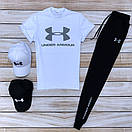 Спортивний літній костюм | футболка і штани under armour, фото 3