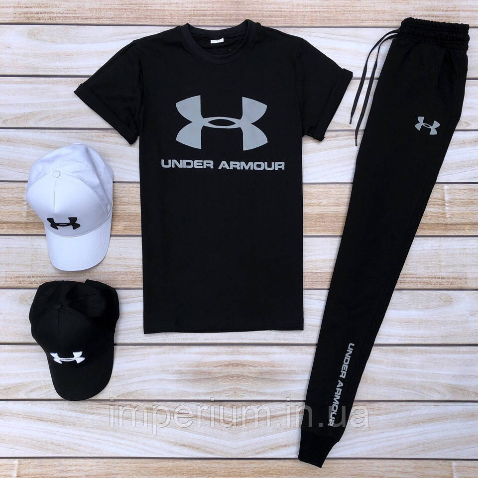 Спортивний літній костюм | футболка і штани under armour