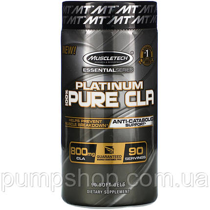 Кон'югована лінолева кислота КЛА Muscletech Platinum Pure CLA 800 мг 90 капс. (уцінка термін по 2.23), фото 2